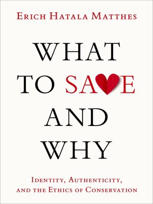 cover image of What to Save and Why